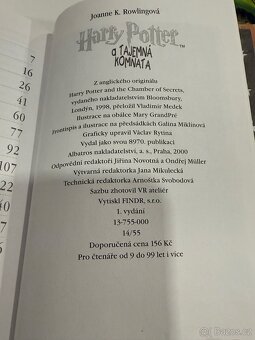 Harry Potter - První vydání dílů: 2 a 7 - 3