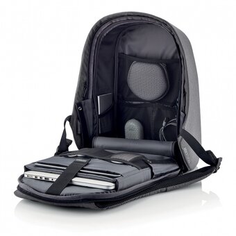 bezpečnostní batoh Bobby Hero Regular 15,6 XD Design šedý - 3