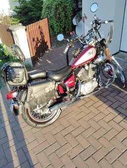 Yamaha XV Virago 125 (5AJ) r.v.:1998 červená-tmavá (TOP stav - 3