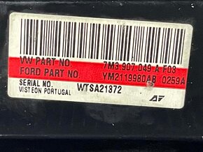 SEAT ALHAMBRA 7M 9610 - klima panel - 7M8907049A - 3
