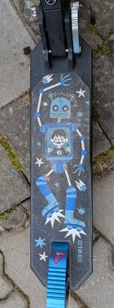 Dětská koloběžka Oxelo MID 1 Robot Blue - 3
