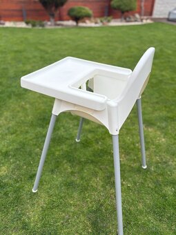 Jídelní židle s podnosem ANTILOP, IKEA + sedák - 3
