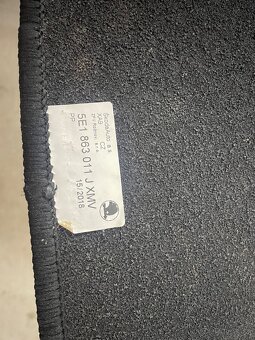 Koberce textilní originální 5E1863011 Škoda Octavia III, 3 - 3