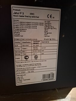 Krbová kamna Jotul F3 BBE - 3