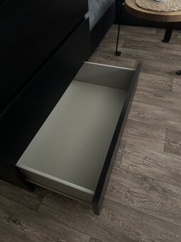 Komoda Malm +noční stolek+knihovna Kallax - 3