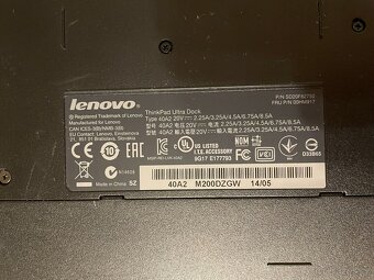 Lenovo ThinkPad Ultra Dock – Type 40A2 - dokovací stanice - 3