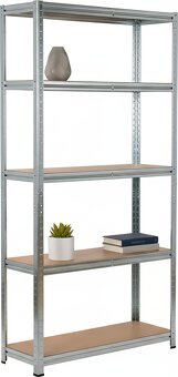 Dílenský regál 90 x 45 x 180 cm 5 polic - 3