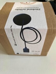 Závěsné svítidlo (lustr s kovovým tubusem) černé - 3