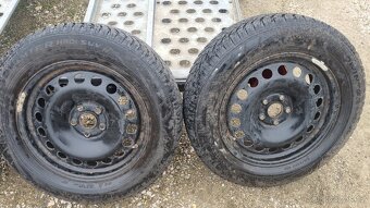 Disky + zimni pneu 5x112 6.5Jx17 Et38 Škoda kodiaq 215/65R17 - 3
