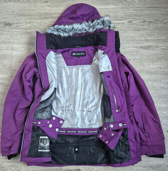 LYŽAŘSKÝ FIALOVÝ KOMPLET-SOUPRAVA VEL L (42) - 3