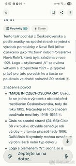 Jídelní sada - Porcelánka Nová Role - 3