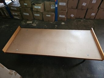 Dřevěná postel s matrací 90x200cm - 3