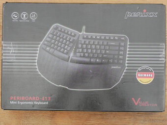 ergonomická klávesnice Perixx Periboard-413B, nová - 3