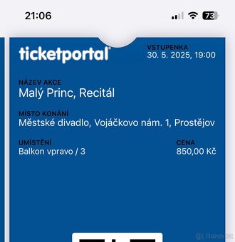 Recitál malý princ Prostějov - 3