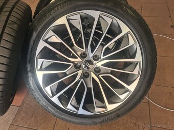 Nová sada original AUDI r19 s pneu Bridgestone 245/45r19 - 3