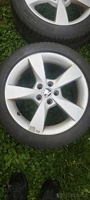ALU kola na zimní pneu 215/45/R16 5x100 ET46 - 3