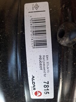 disky na peugeot 207 a dojezdové kolo - 3