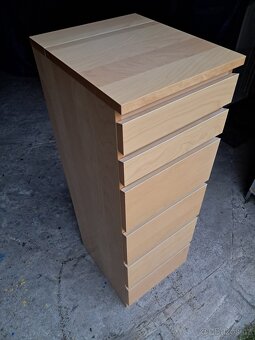 Ikea komoda Malm bříza se zrcadlem - 3