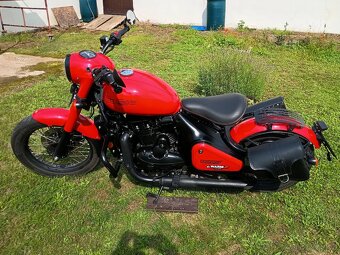 Jawa 350 CL Pérák červená Limitka č. 15 - najeto 2110 Km - 3