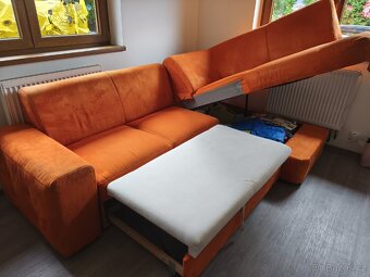 Rozkládací sedačka s úložným prostorem - 3