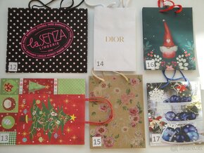 Papírové, dárkové, vánoční tašky - 3