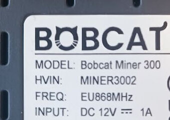 Bobcat miner 300 - 3