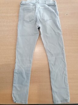 dívčí džíny H&M 128 7-8 let, skinny - 3