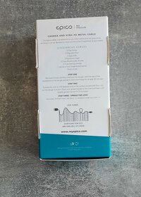 Vysoce odolný kabel Epico METAL USB-C 1.2m - 3