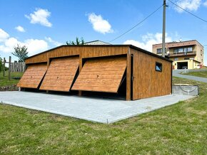 Plechová garáž 9x6 m - 3