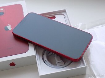 APPLE iPhone 13 256GB Red - ZÁRUKA 12 MĚSÍCŮ - 100% BATERIE - 3