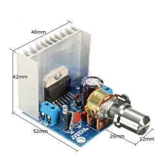 zesilovač nf TDA7297 2x15W 9-15V - 3