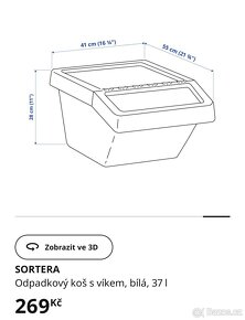Ikea Sortera box bez víka - 3