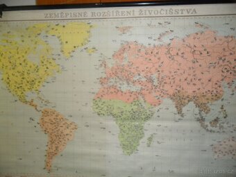 Československo hosp. mapa, Zeměpisné rozšíření živočištva - 3