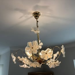 Designový lustr ve tvaru květin - 3