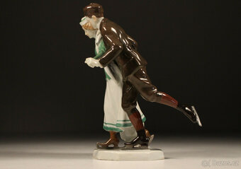 Alfred Otto KÖNIG (1871-1940) Porcelánová figurka míšeňského - 3