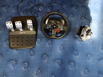 Volant logitech g29 + radici páka driving force shifter - 3