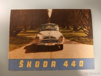Škoda 440 Spartak - dobový prospekt v němčině - 3