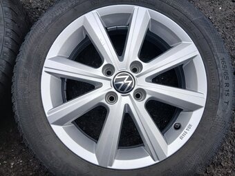 Prodám sadu Orig ALU kol VW 165/65 R15 zimní - 3