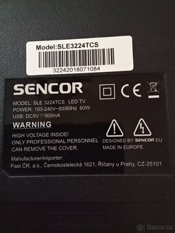 Prodám TV Sencor - 3