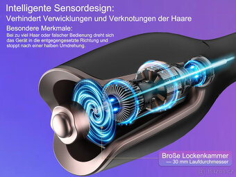 ♥️ Automatická kulma na vlasy (4 teploty, časovač) - nová ♥️ - 3