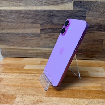 IPhone 16 128GB, pink, 100% baterie, eSIM (záruka) - 3