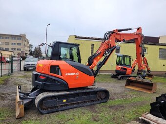 minibagr Kubota KX 080-4, dělené rameno - 3