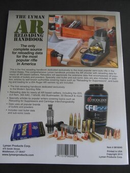Kniha pro přebíjení střeliva – Lyman AR-Reloading handbook - 3
