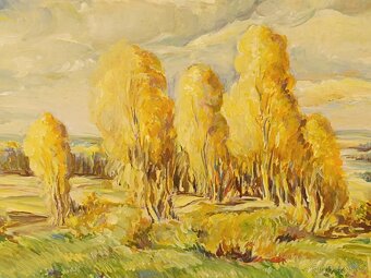 Obraz - Šumava, olejomalba 64x85 - 3