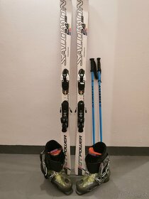 Salomon GT 24 lyže, hůlky,boty Atomic,pouzdro - 3