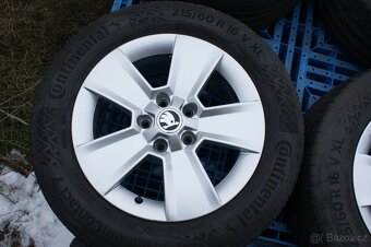 peknna original alu Skoda 5x112 take Audi Seat VW letni pneu - 3