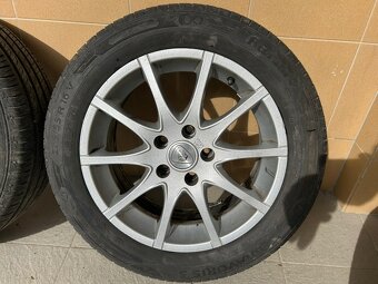 Zánovní ALU kola Aluett + letní pneu (5x108, Ford Mondeo...) - 3
