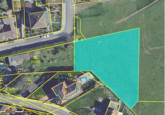 Stavební pozemek pro bydlení, 1239 m2 - Otmíče, ev.č. 00380 - 3