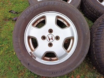 Liťáky Honda 14" Rozteč 4x100 2x goodride 5mm, 2x sava 6mm - 3