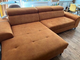 Rozkládací gauč sedačka pohovka s úložným prostorem - 3